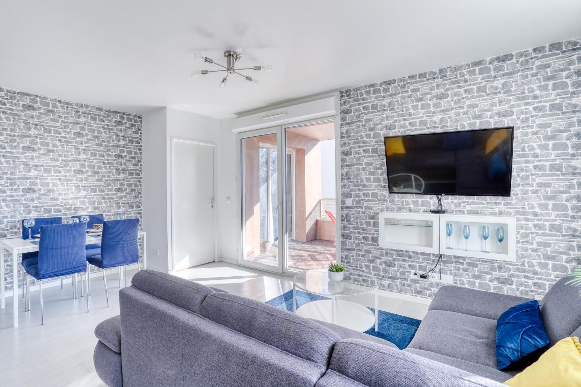 "Le Serenity ", Appartement Spacieux ,Balcon, Parking Prive Gratuit, Netflix, Proche Cdg Et Stade De France Stains Exteriör bild