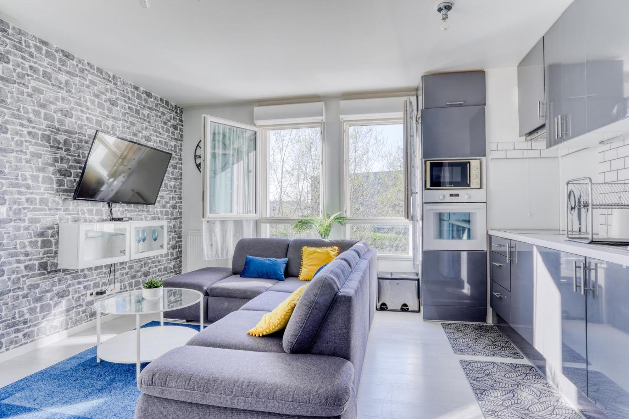 "Le Serenity ", Appartement Spacieux ,Balcon, Parking Prive Gratuit, Netflix, Proche Cdg Et Stade De France Stains Exteriör bild